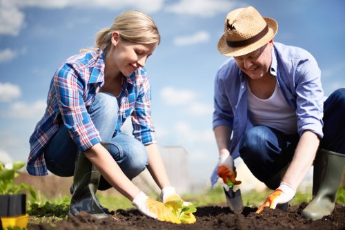 Garden maintenance and mowing services in Barbican